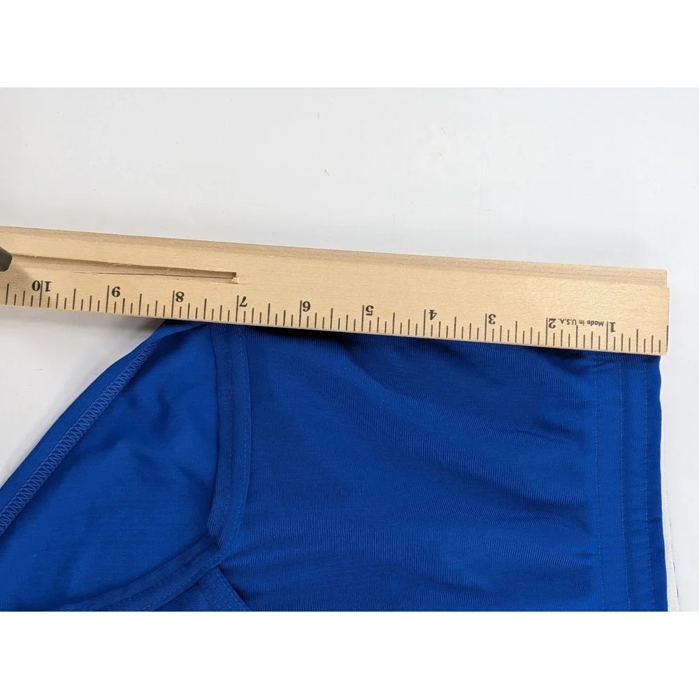 NWOT😍Vntg 70s Blue Nylon Tricot Jockey Briefs Underwear Men L36-38 YFront Sheer